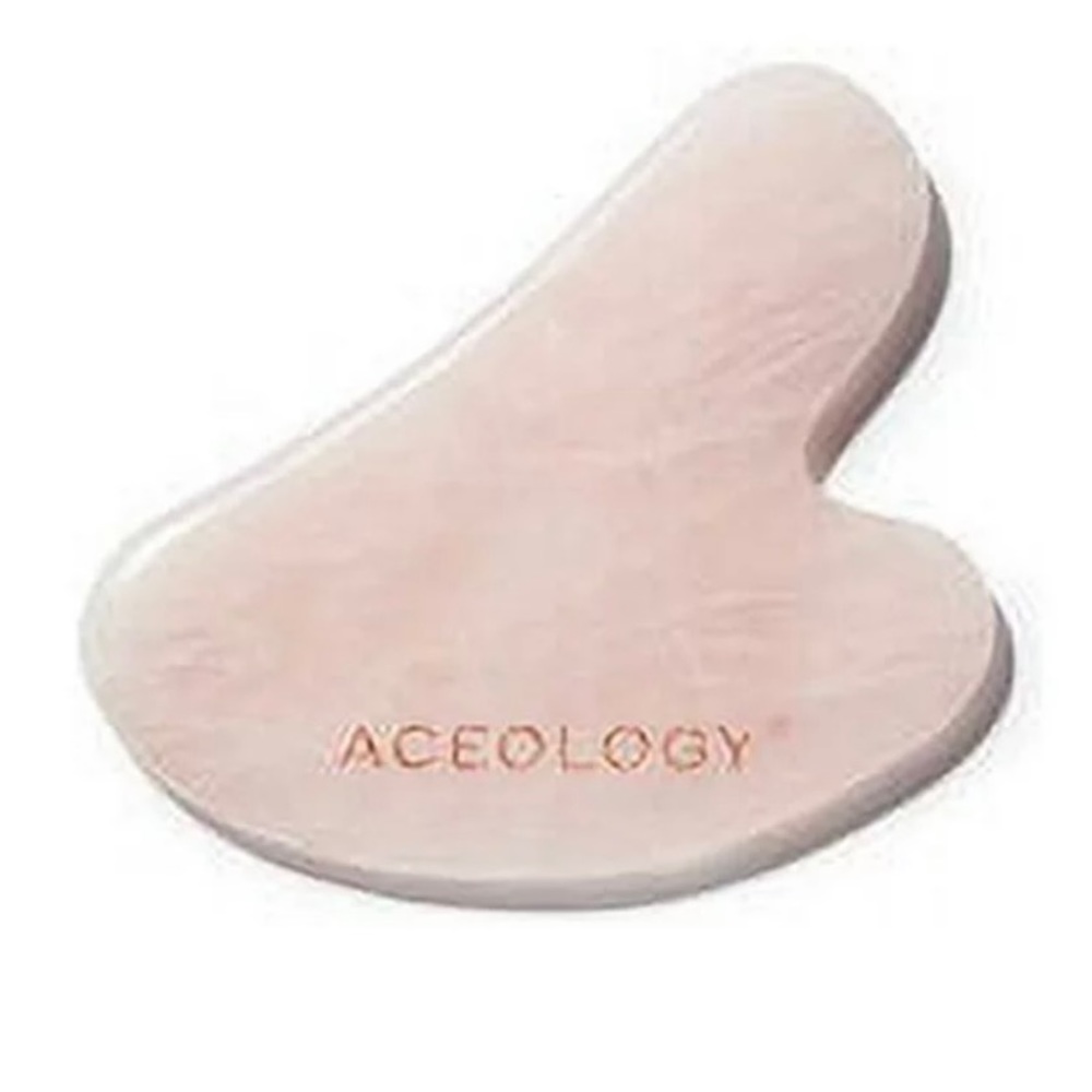 Aceology Rose Quartz Gua Sha Facial Massager